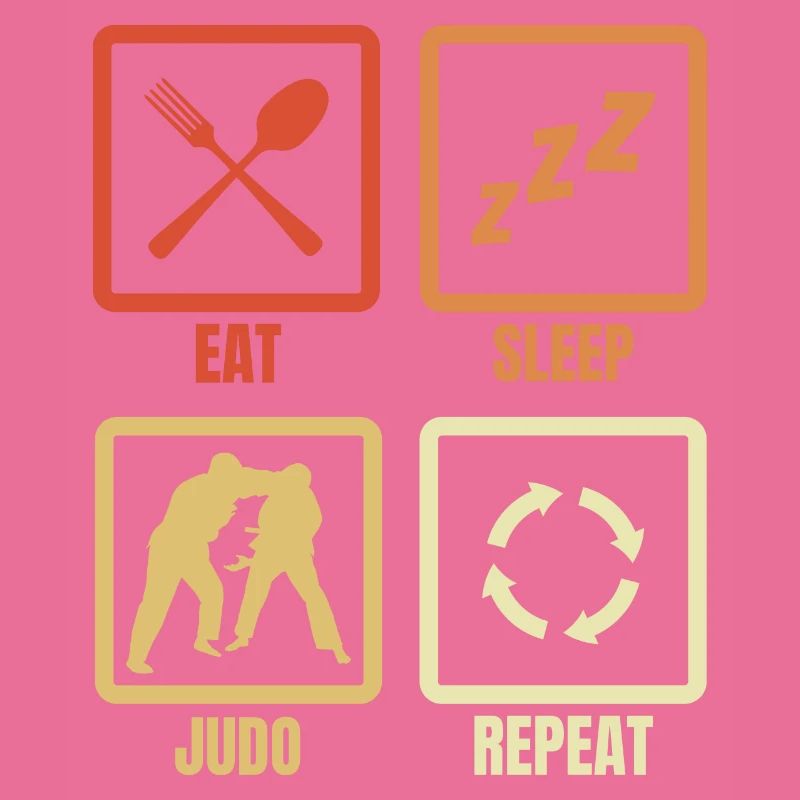 Manger Dormir Judo Répéter