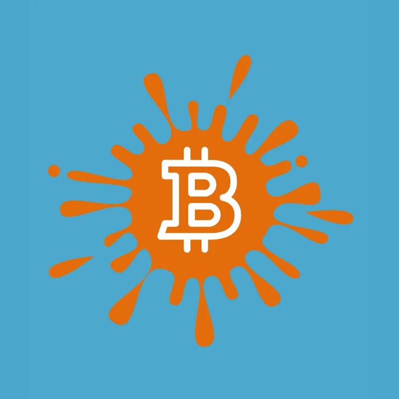 Bitcoin Crypto Cryptocurrency Splash