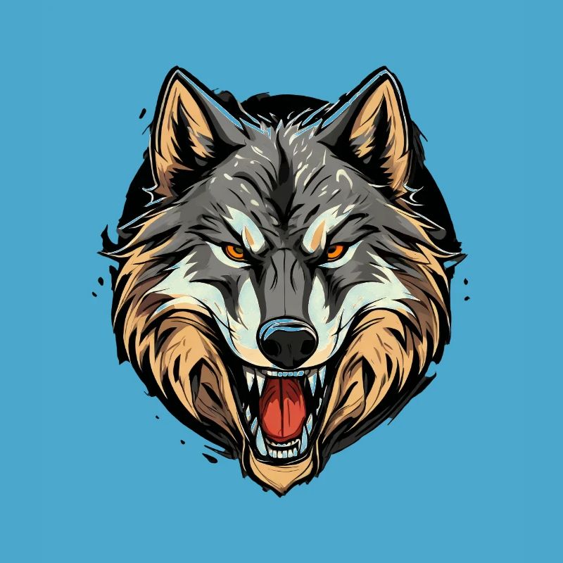 Wolfsgewitter Kopfprint