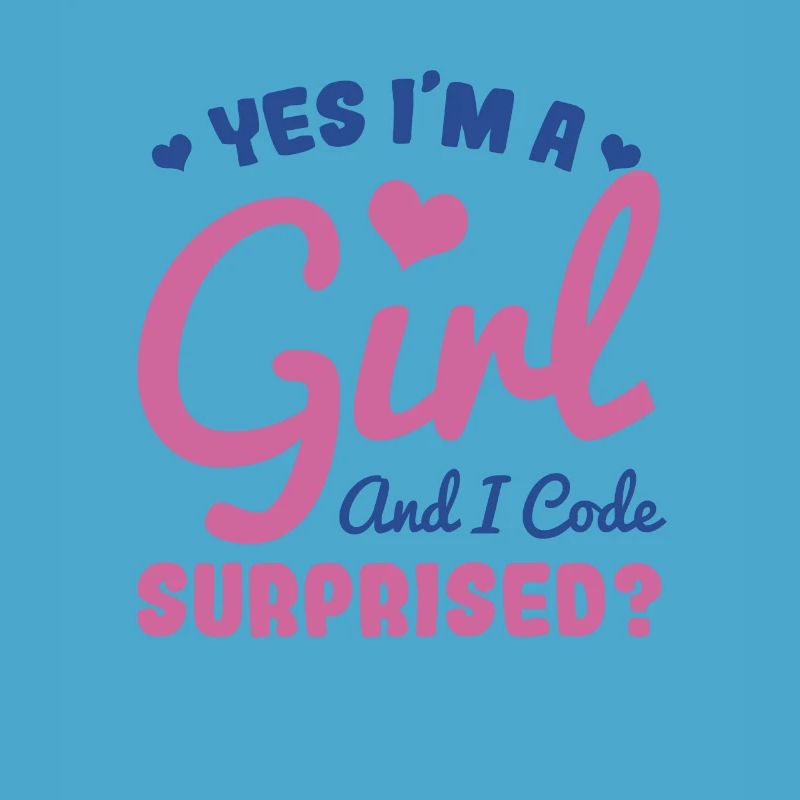 Fille et programmeuse