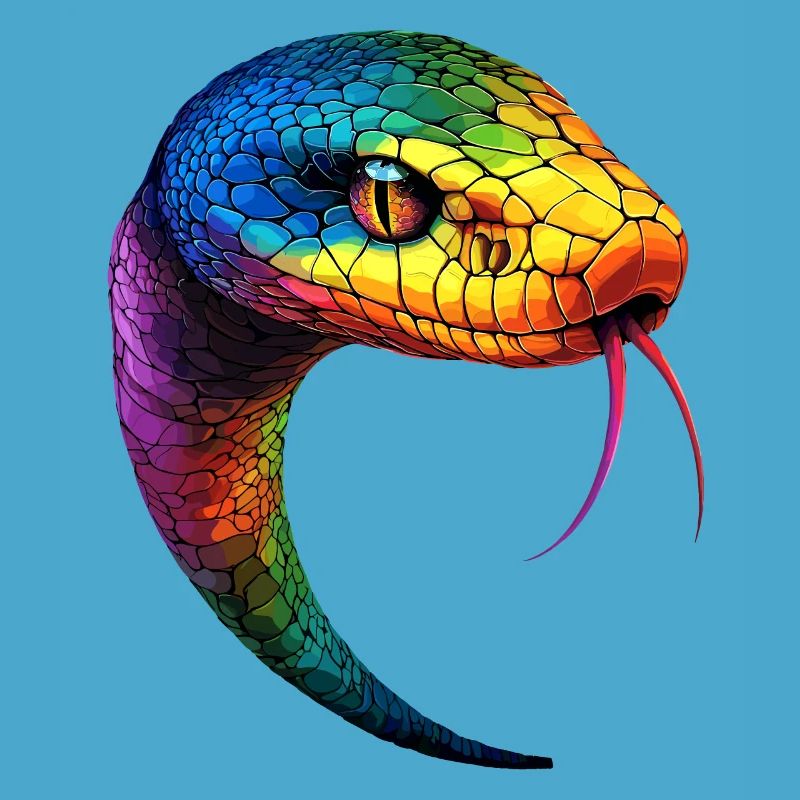 Serpent Python Cobra Mamba Serpent à sonnettes Serpent