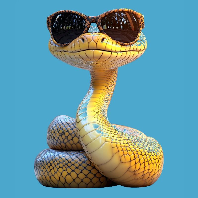 Serpent Python Cobra Mamba Serpent à sonnettes Serpent