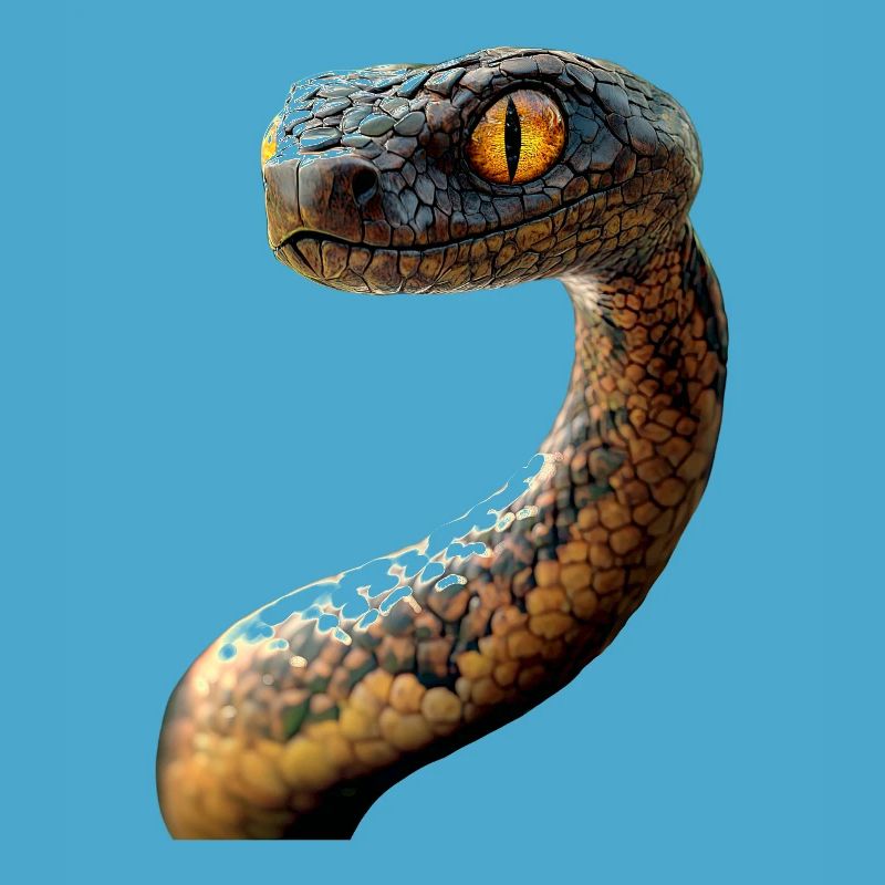 Snake Python Cobra Mamba Rattlesnake Snake