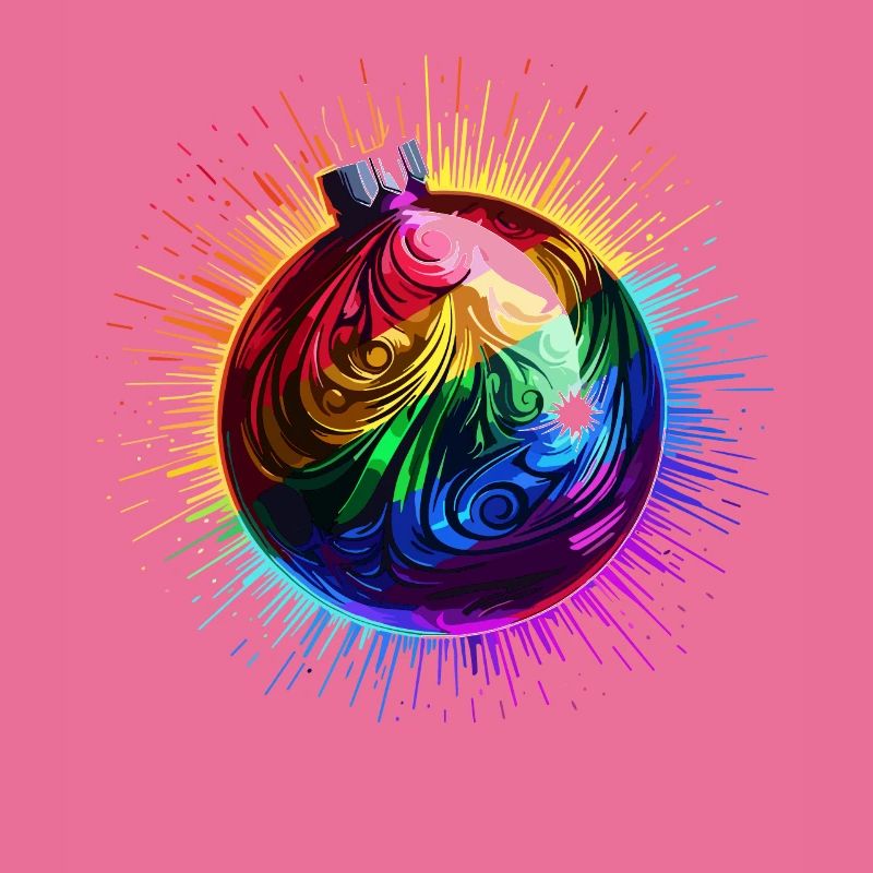Regenbogen Weihnachtskugel LGBTQ Weihnachten