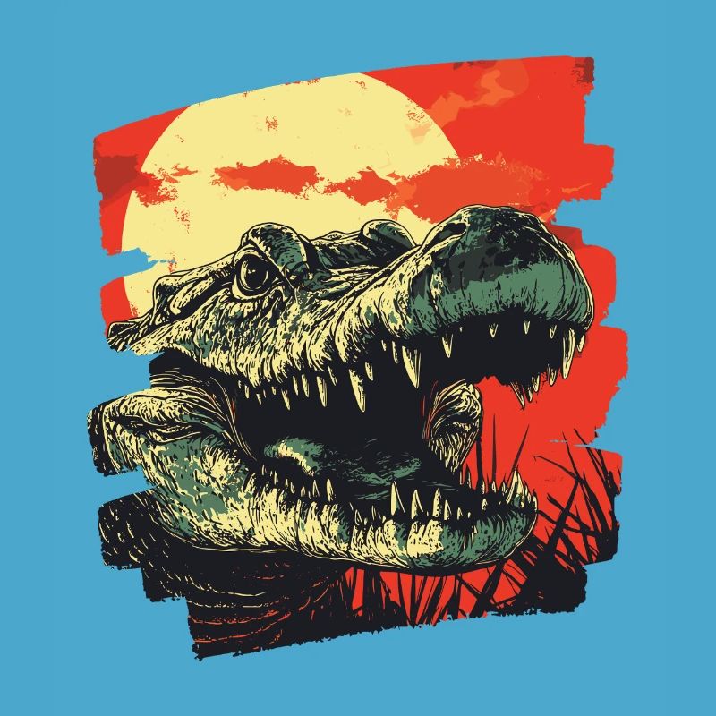 Crocodile Retro