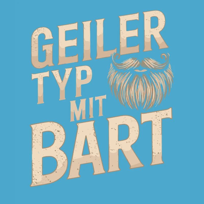 Geiler Typ Mit Bart Bartträger Barbier Vollbart