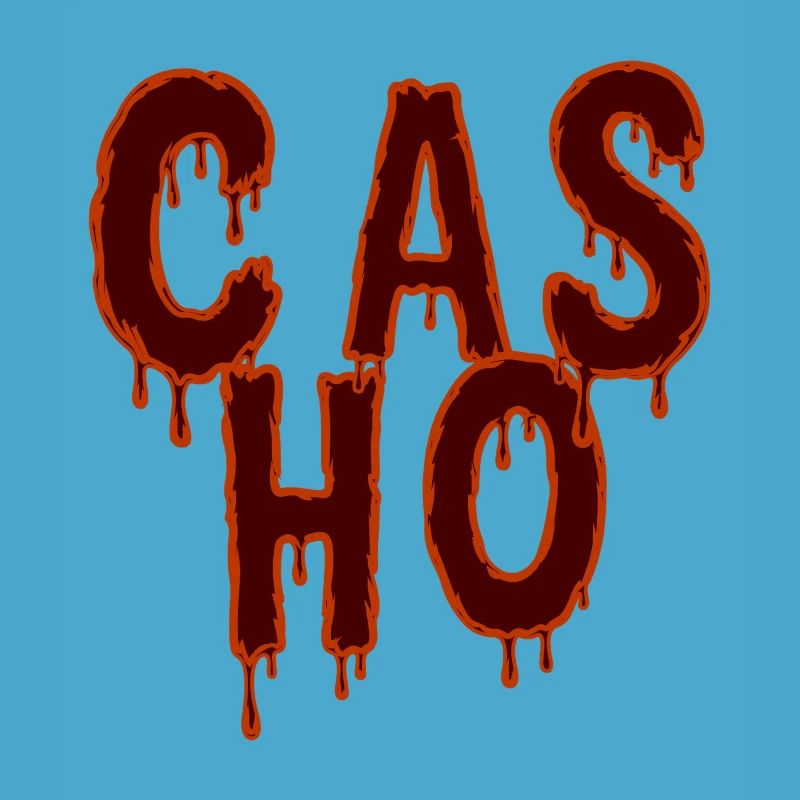 Tropfender Text Horror-Modedesign