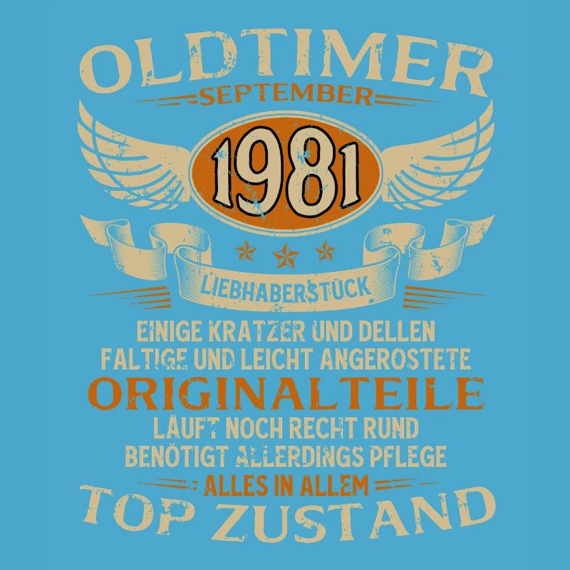 44. Geburtstag Geschenk Oldtimer September 1981