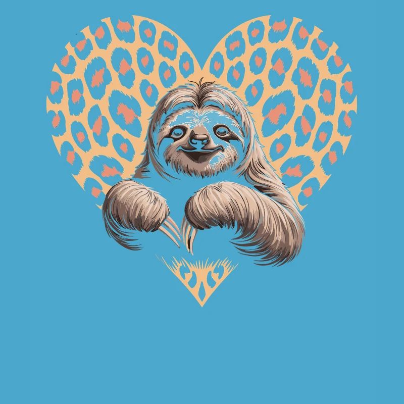 Sloth with Leo Pattern