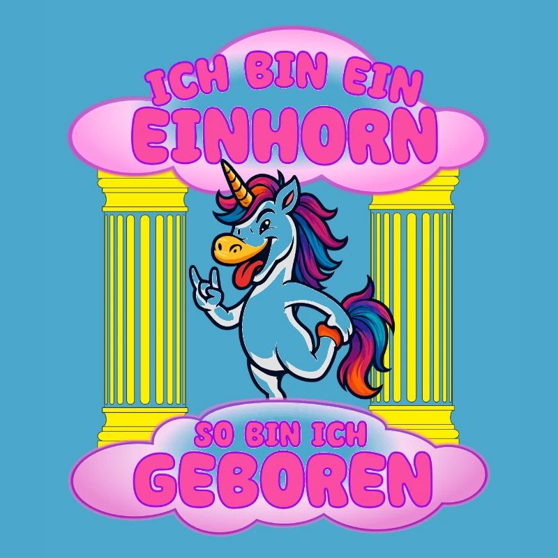 Ich bin Einhorn Geburt