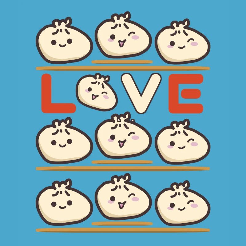 Dumpling Love Pattern