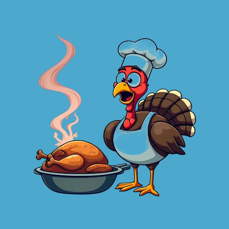 Cuisinier de dinde de Thanksgiving