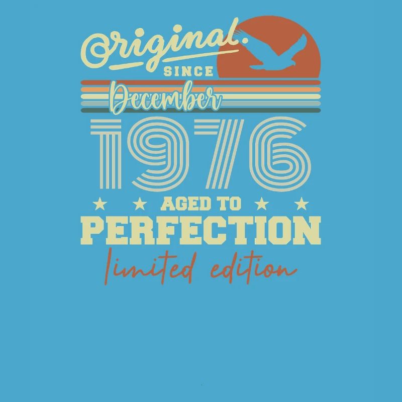 Anniversaire 49 ans | Originale Décembre 1976