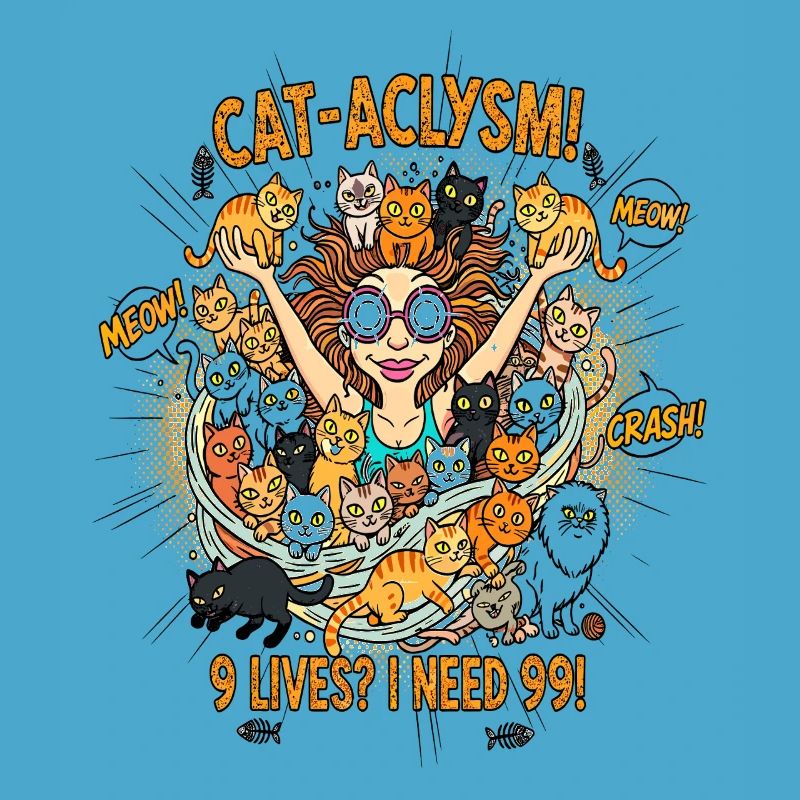 CAT-ACLYSM! 99 Cats Chaos - Comic