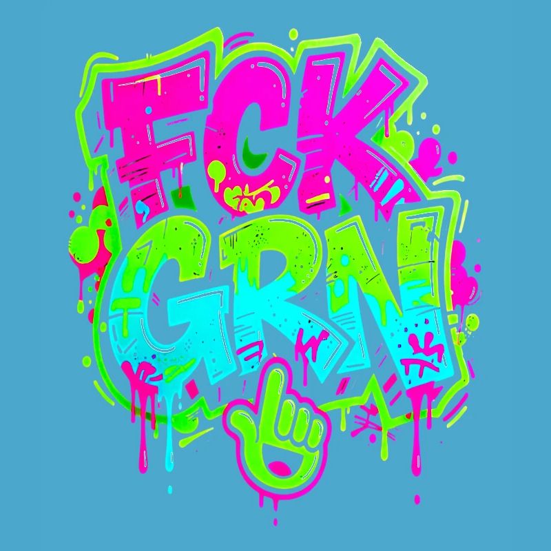 FCK GRN Graffiti