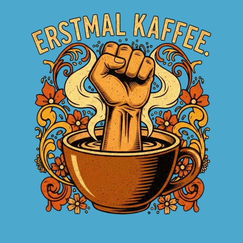 Erstmal Kaffee Faust Statement