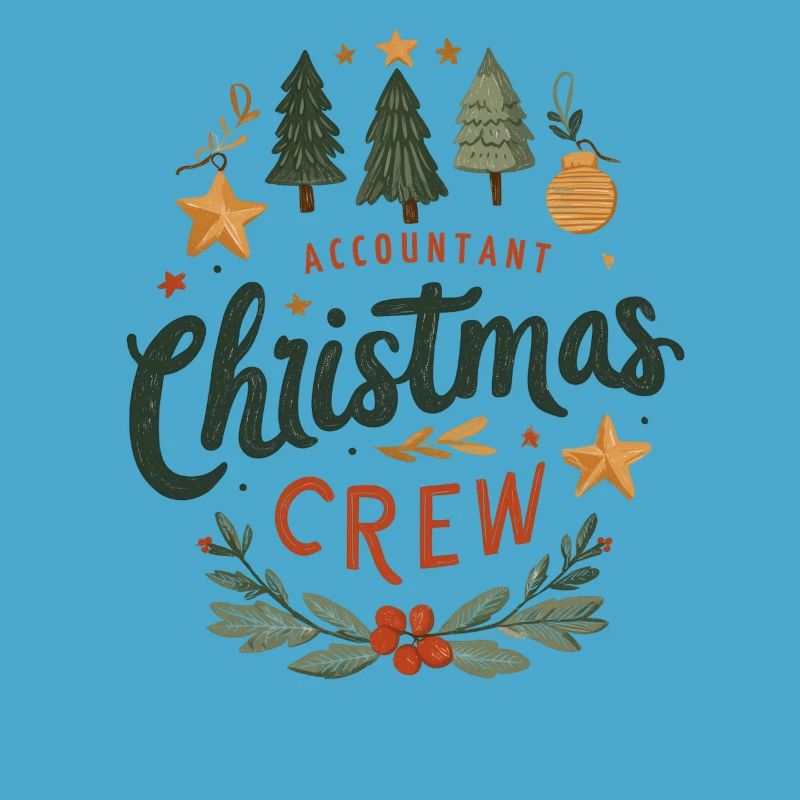 Comptable Christmas Crew Tee