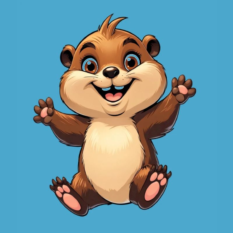 Fröhliches Eichhörnchen Design