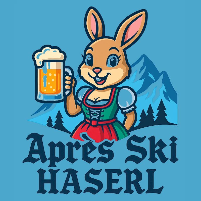 Apres Ski Haserl Dirndl Bier