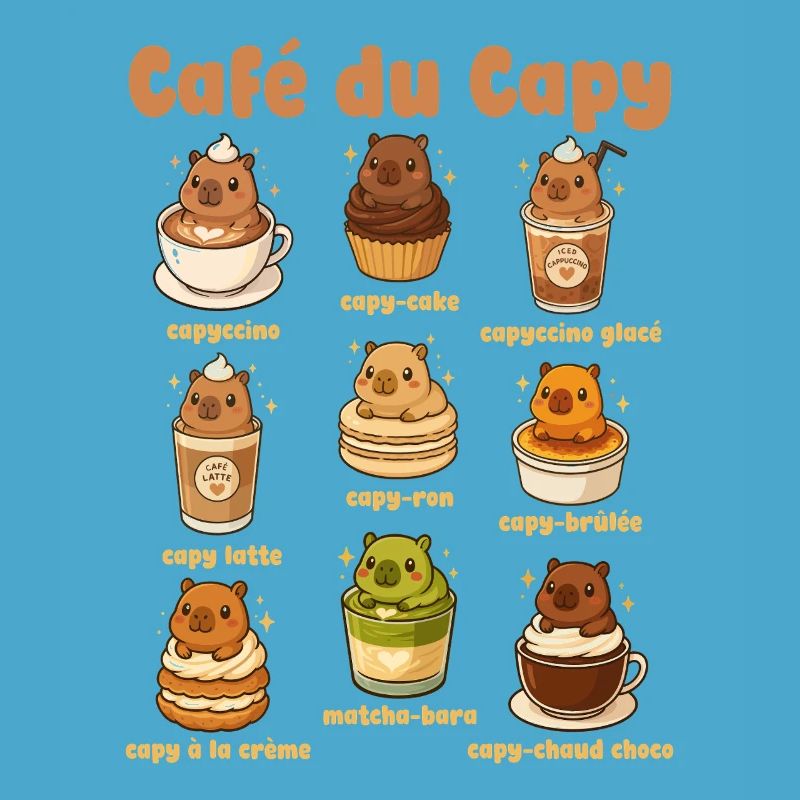 Café De Capybara Cute