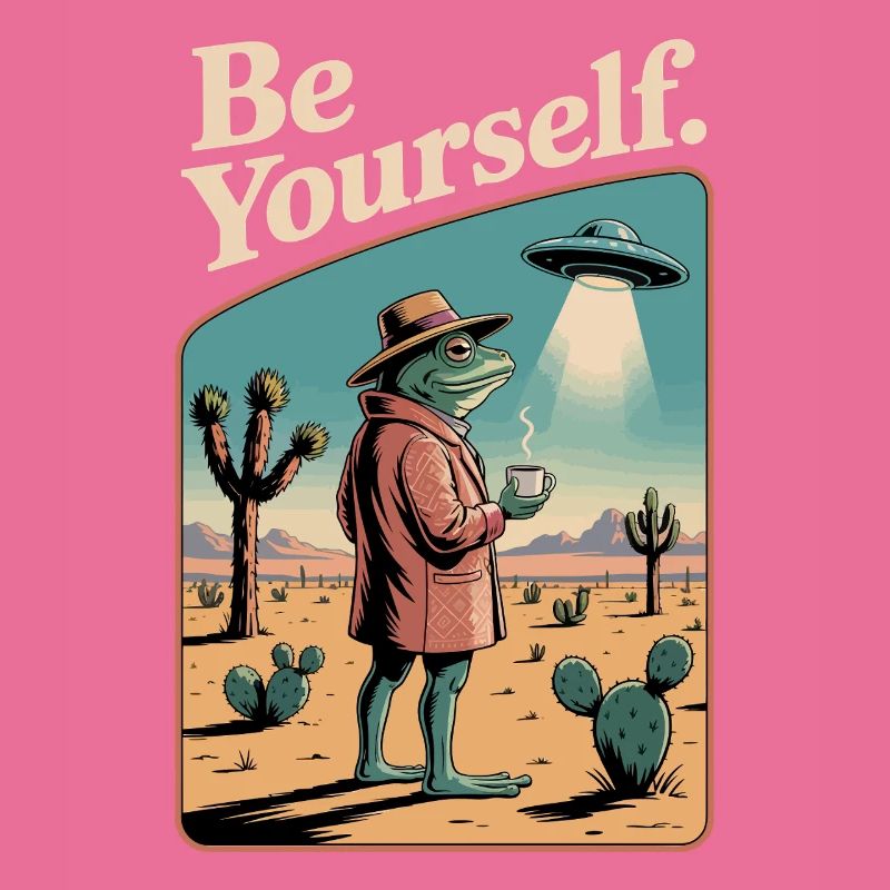 Be Yourself Cool Toad 