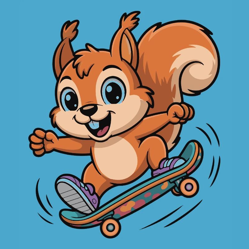 Skate-Eichhörnchen Sprinter