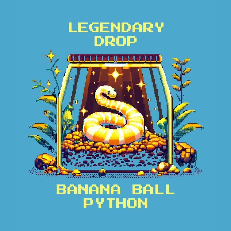 Découverte légendaire : python romain banane | Python