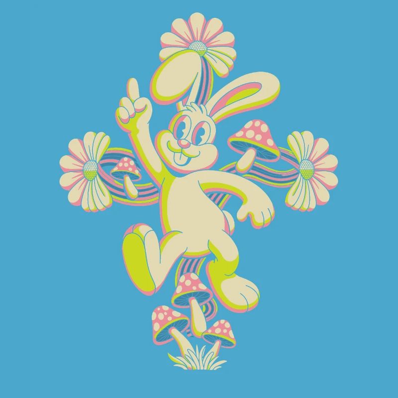 Danse disco Pastel Bunny