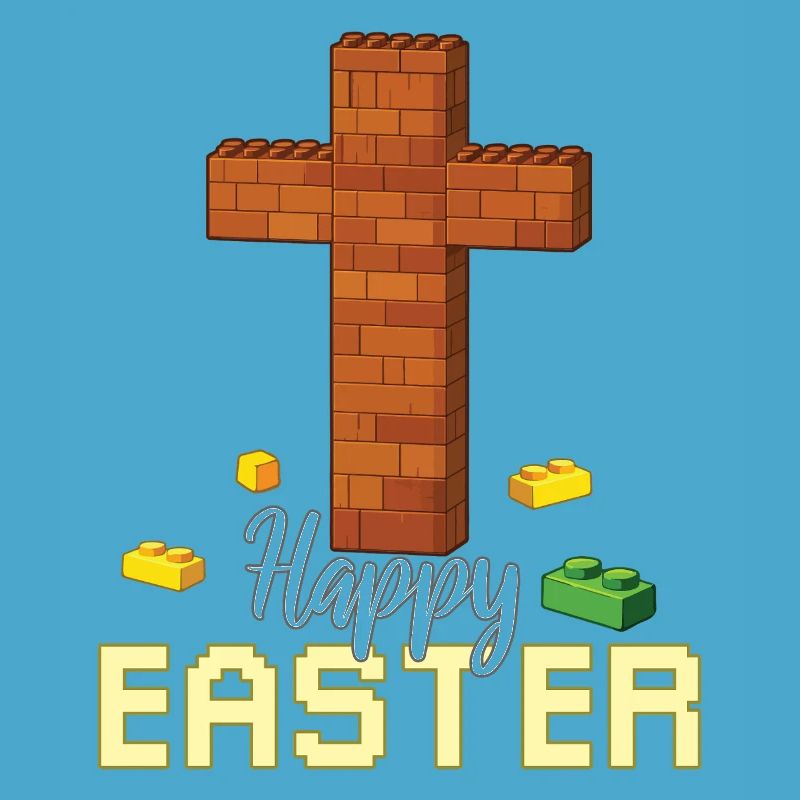 Master Builder Brick Builder Cross Happy Easter