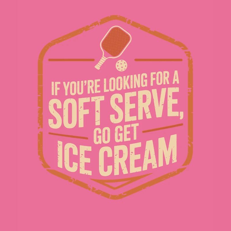 Pickleball Player Looking For Soft Serve Dinking