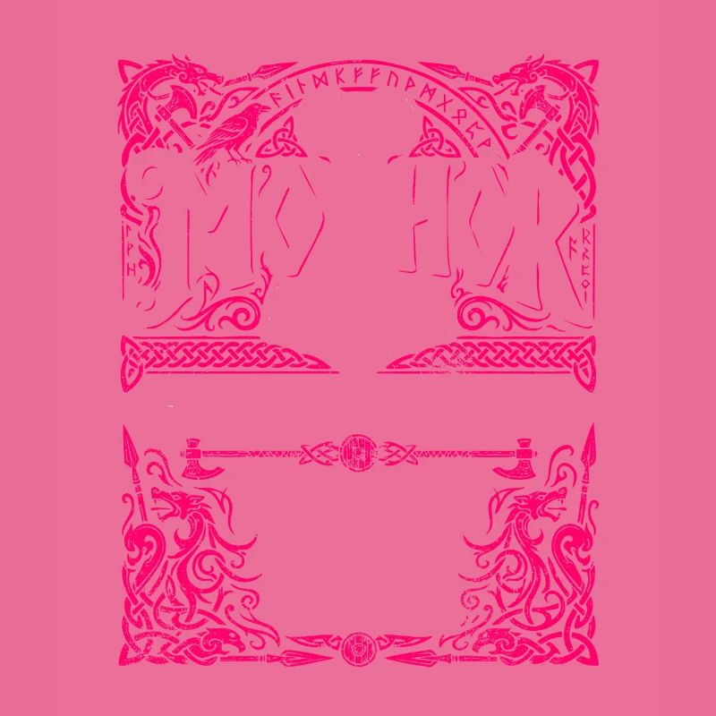 Mothor Wikinger Mutter Thor Hammer Spruch