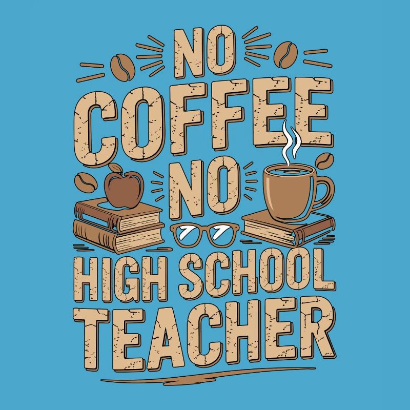 Professeur de lycée Pas de café Maître de café