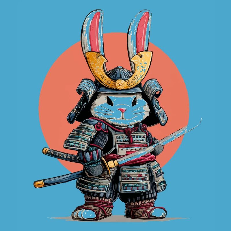 Bunny Samurai Warrior