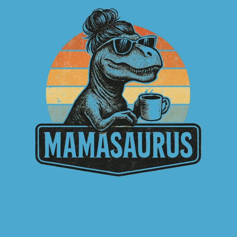 Mamasaurus Mama Mutter Geschenkidee Humor Lustig