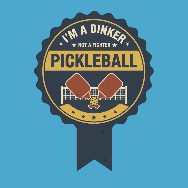 Pickleball Funny Player Im A Dinker Not A Fighter
