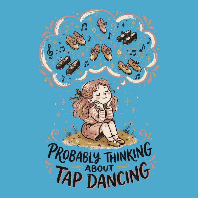 Thinking Tap Dancing Tap Dancer Dance