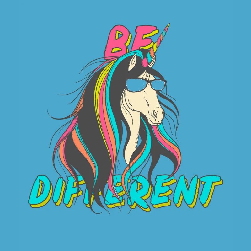 Be Different Nerd Einhorn Party