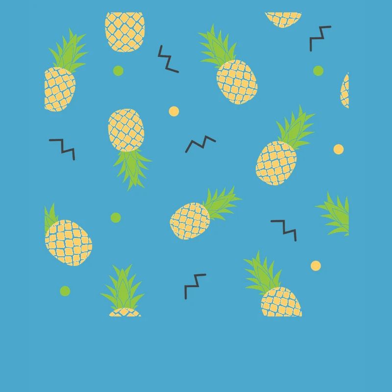 pineapple yellow pattern