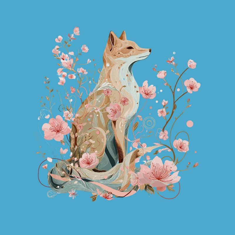 Blossom Fox - Spring in Harmony