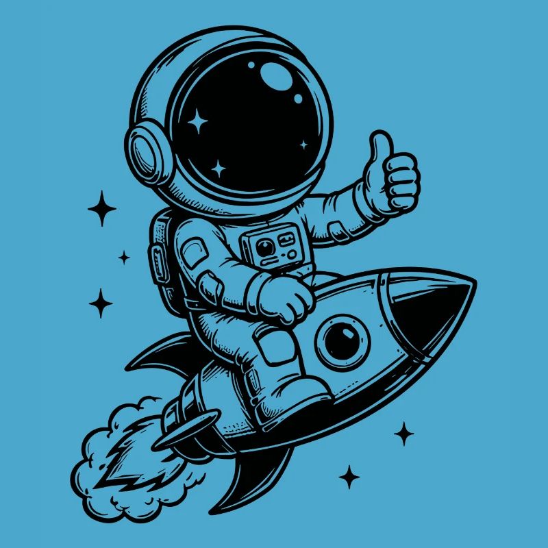 Astronaute en aventure spatiale
