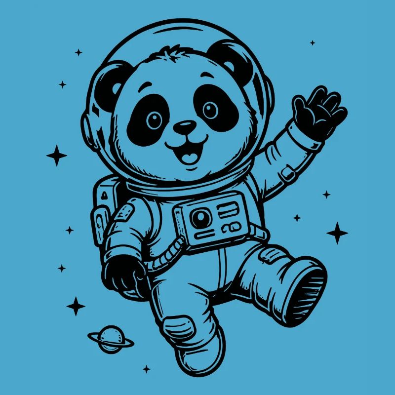 Astronaute Panda : Aventure spatiale