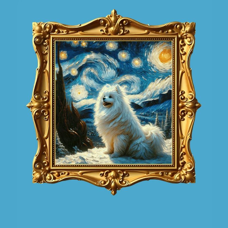 Spitz Zwergspitz Starry Night