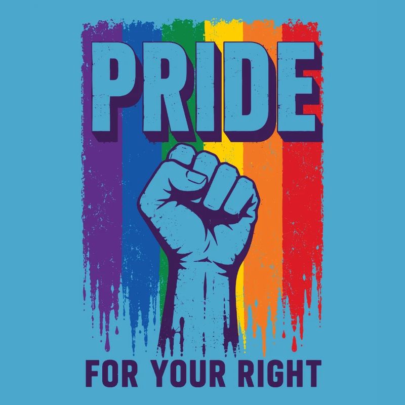 Pride Rainbow Right Statement Shirt