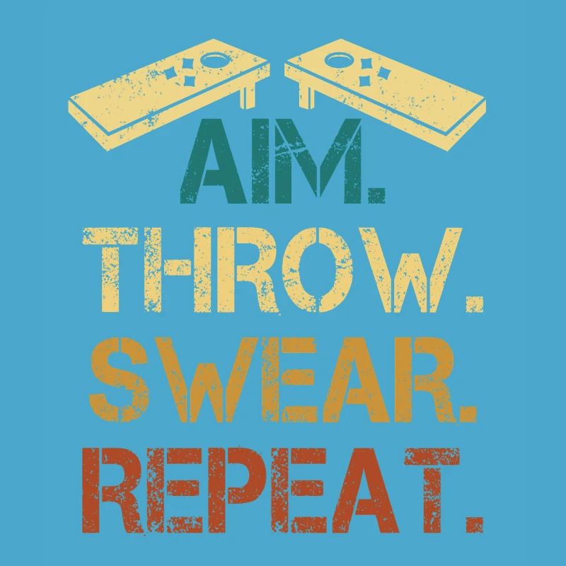 Aim Throw Wear Repeat Tee