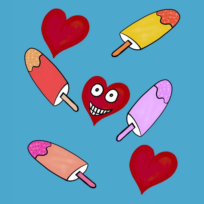 Eis Eiskrem Eiscreme  Kinder