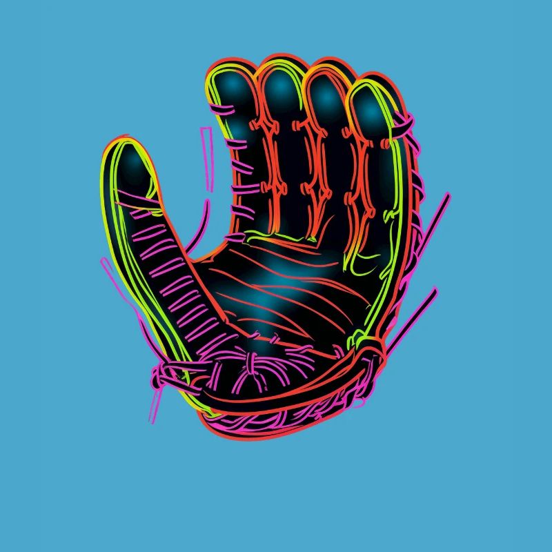 Gant de baseball Synthwave