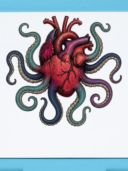 Anatomical Heart Octopus