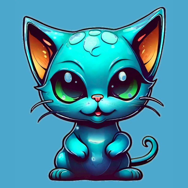 Chat extraterrestre mignon