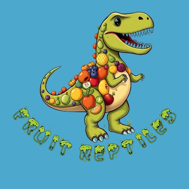 Fruit Dino with Fruit Wreath