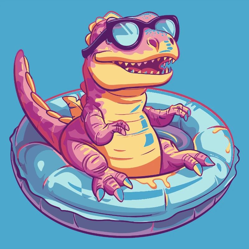 Dinosaurier T-Rex Comic Cool